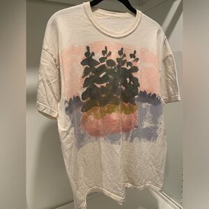 Spruce tree studio hand painted organic tshirt